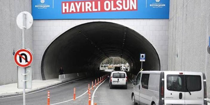İstanbul'un iki ilçesini birbirine bağlayan tünel kapatılacak