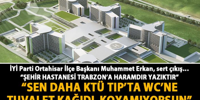 İYİ Parti Ortahisar ilçe başkanından Şehir hastanesi çıkışı! : Haramdır! Yazıktır!