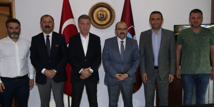 Vali Ustaoğlu'ndan Trabzonspor'a ziyaret