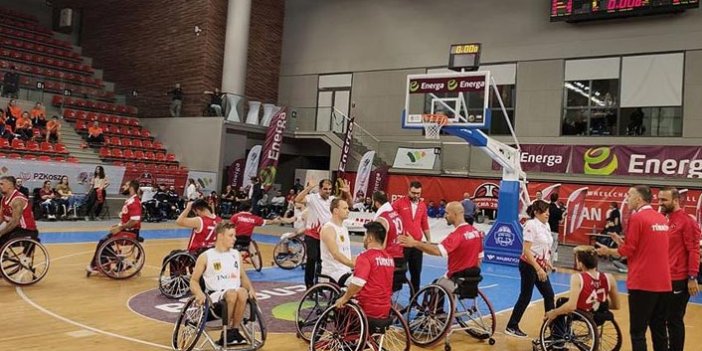 Tekerlekli Sandalye Basketbol Erkek Milli Takımı Avrupa üçüncüsü