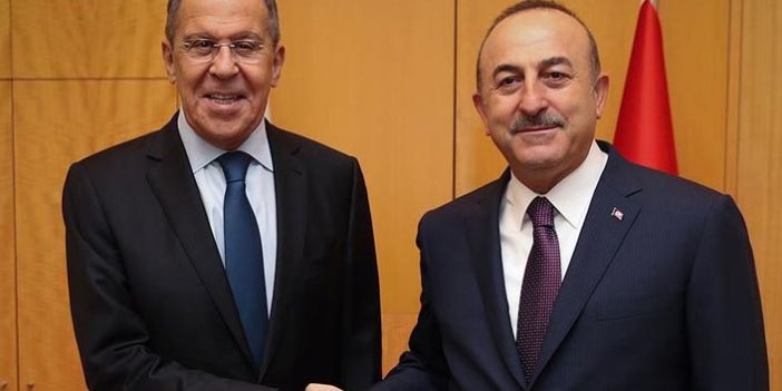 Çavuşoğlu ile Lavrov Suriye'yi görüştü