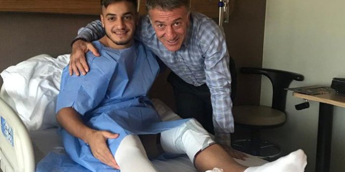 Trabzonspor'da Yusuf Sarı ameliyat oldu