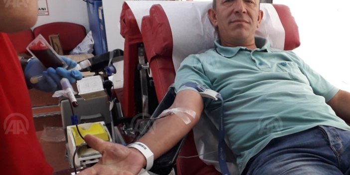 Doğankent'te kan bağışı kampanyası başladı