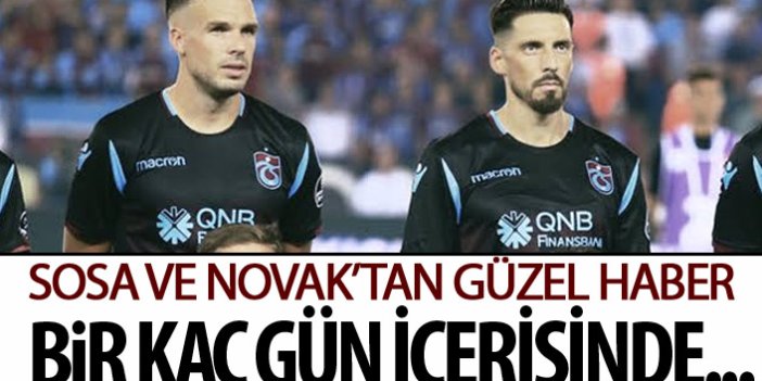 Trabzonspor'da Sosa ve Novak müjdesi