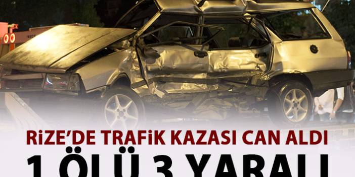 Rize'de kamyon ve hafif ticari araç çarpıştı. 1 kişi öldü 3 kişi yaralandı. 17  Eylül 2019