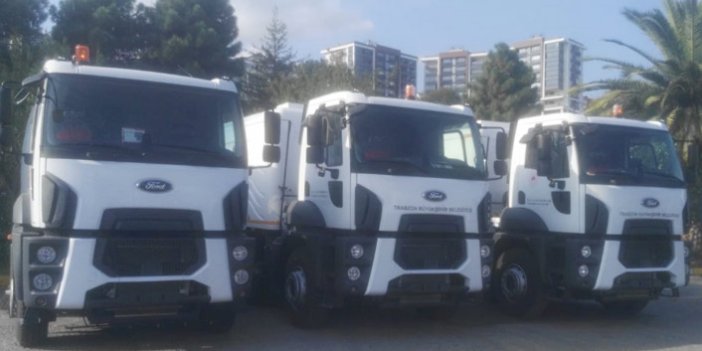 Ankara'dan Trabzon'a 6 temizlik aracı
