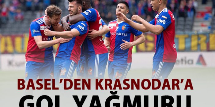 Basel'den Krasnodar'a gol yağmuru
