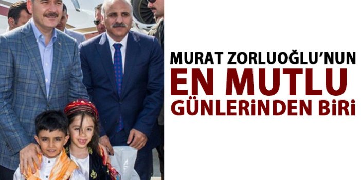 Murat Zorluoğlu’nun en mutlu günlerinden biri..