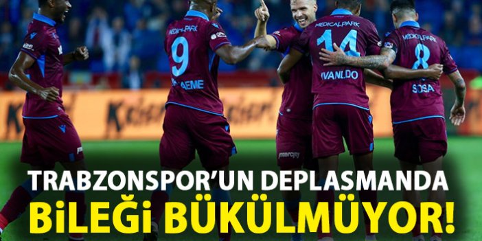 Trabzonspor'un deplasmanda bileği bükülmüyor!