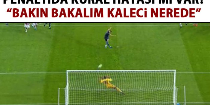 Trabzonspor'un penaltısını canlı yayında değerlendirdi: Kaleci nerede?