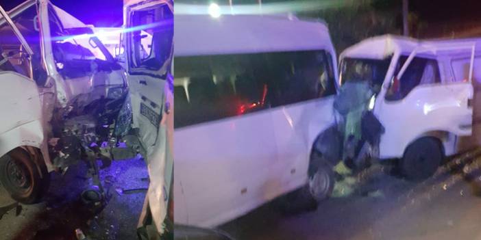 Rize'de Zincirleme kaza 10 yaralı. 27 Eylül 2019