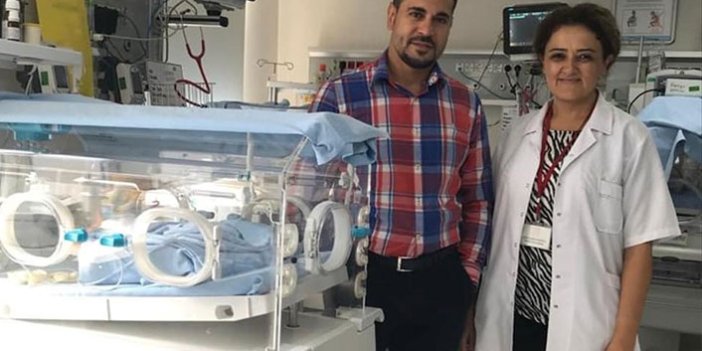 Trabzon'da organları ters doğan bebekten güzel haber