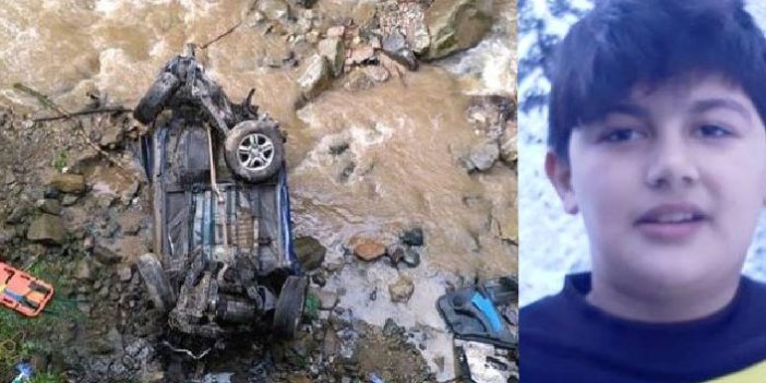 Trabzon'da acı olay! Araçla dereye uçtu, kendisi öldü, kardeşi yaralandı