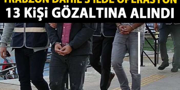 Trabzon dahil 3 ilde silah kaçakçılarına darbe!