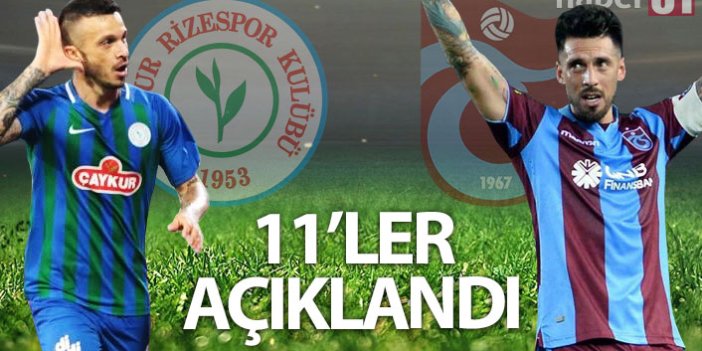 Trabzonspor'un Rize 11'i açıklandı