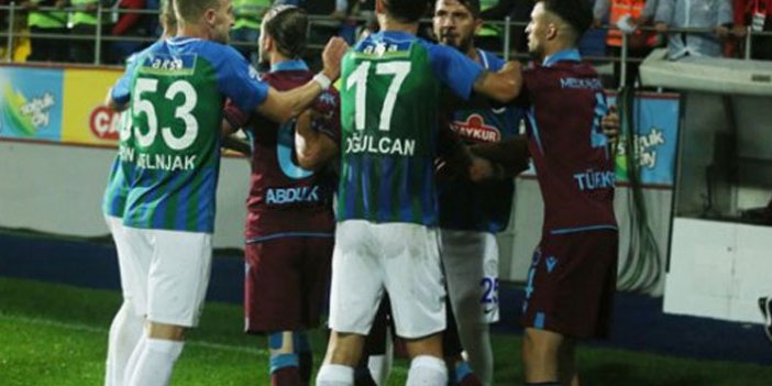 Trabzonspor ve Rizespor PFDK'ya sevkedildi