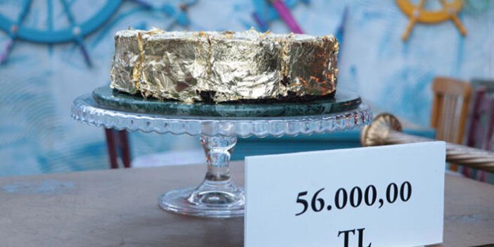 Türkiye'nin en pahalı pastası şok etti
