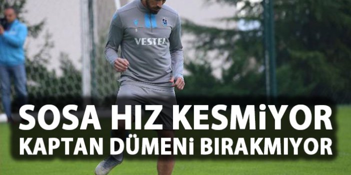 Trabzonspor’da Jose Sosa hız kesmiyor