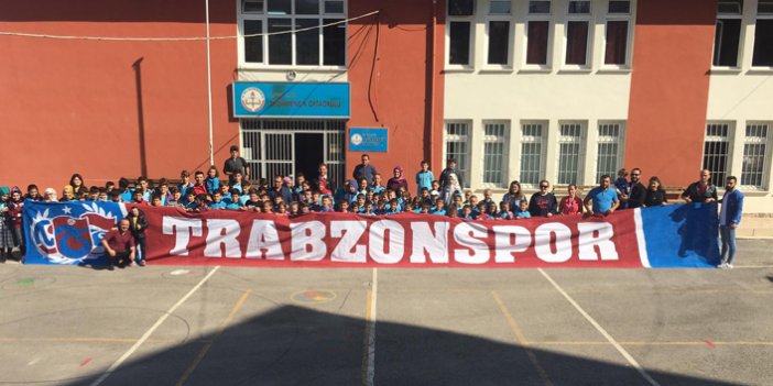 Trabzonspor taraftarı ve Köksal Babadan anlamlı destek