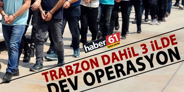 Trabzon dahil 3 ilde ihale operasyonu! 14 kişi yakalandı!
