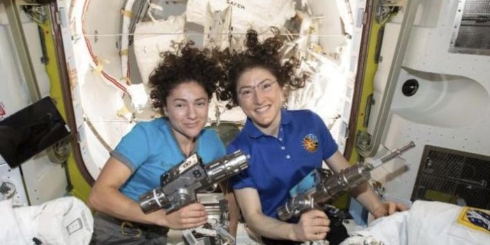 NASA'nın ilk kadın ekibi uzay yürüyüşünü tamamladı