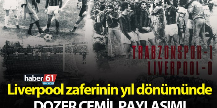 Trabzonspor'dan anlamlı günde Dozer Cemil paylaşımı
