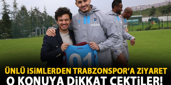 Ünlü şarkıcı Trabzonspor antrenmanında!