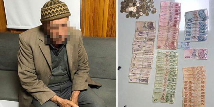91 yaşındaki dilencinin üzerinden bakın kaç para çıktı