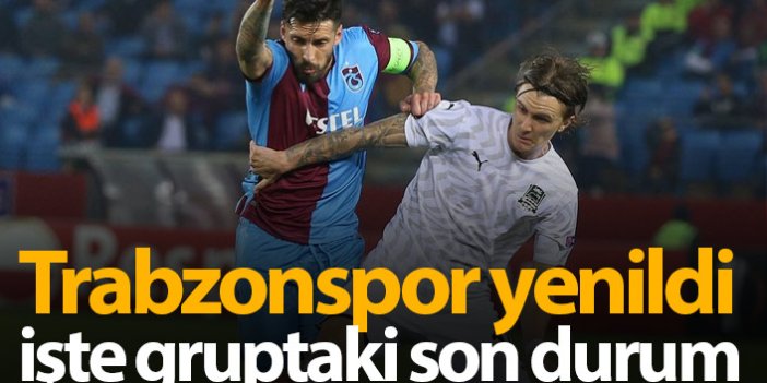 Trabzonspor'un Avrupa Ligi Grubunda son durum