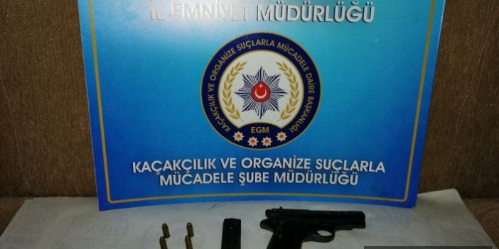 Trabzon'da silah ve uyuşturucu ele geçirildi