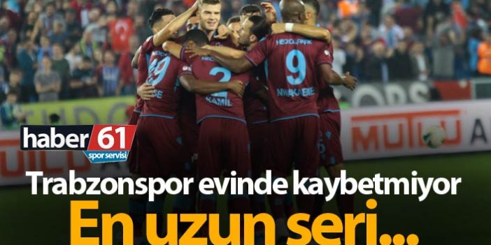 Trabzonspor evinde kaybetmiyor
