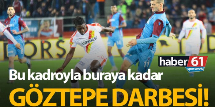 Trabzonspor Göztepe'ye yenildi!