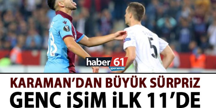 Trabzonspor’da Ünal Karaman'dan büyük sürpriz! Genç isim ilk kez!