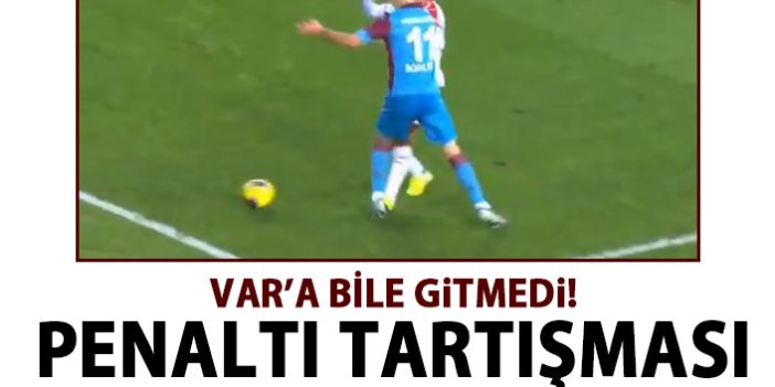 Trabzonspor - Göztepe maçında penaltı tartışması!
