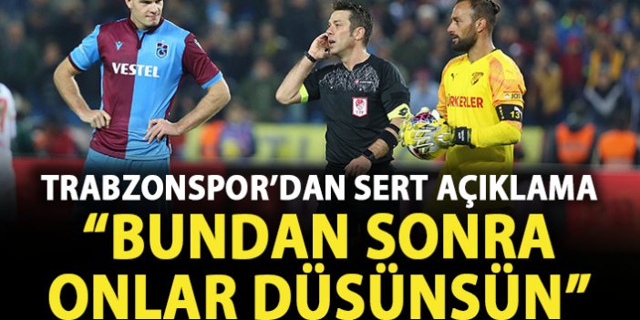 Trabzonspor Başkan Yardımcısı Doğan: Bundan sonra onlar düşünsün!