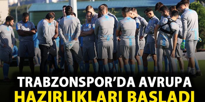 Trabzonspor'da Krasnodar maçı hazırlıkları başladı