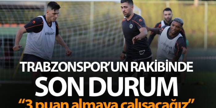 Trabzonspor'un rakibi Alanyaspor! Erol Bulut'tan açıklamalar