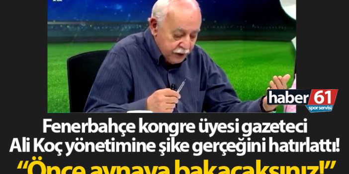 Fenerbahçe üyesi Kemal Belgin şike gerçeğini böyle hatırlattı!