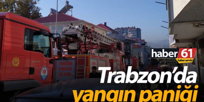 Trabzon'da apartmanın en üst katında yangın çıktı! Ekiplerin müdahalesi faciayı önledi