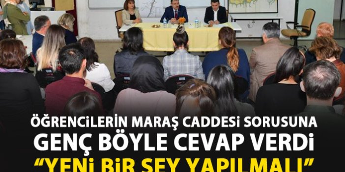Öğrencilerden Ahmet Metin Genç'e soru yağmuru