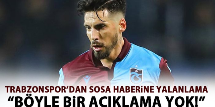 Trabzonspor'dan o habere yalanlama: Böyle bir açıklama yok!