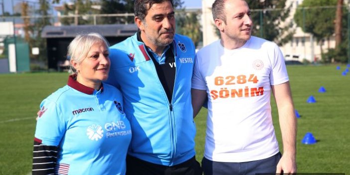 Trabzonspor Kadına Şiddetle mücadeleye destek verdi