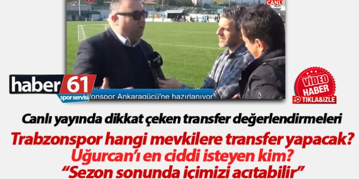 Trabzonspor'un transfer hedefi ve Uğurcan'la en ciddi ilgilenen kim?