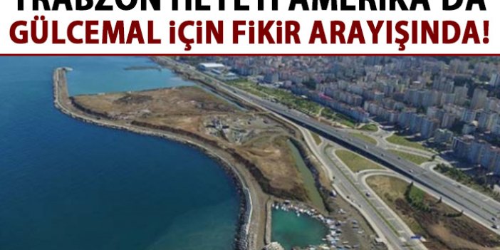 Trabzon heyeti Amerika'da Gülcemal için fikir ediniyor!