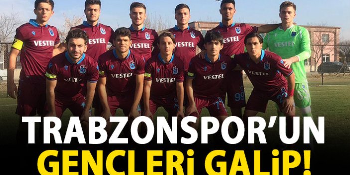 Trabzonspor'un gençleri galip!