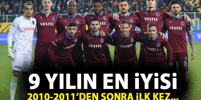 Trabzonspor 9 yılın en iyisi!