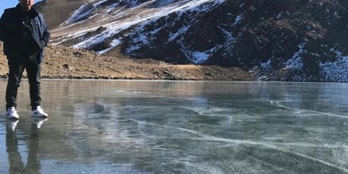 Sıcaklık eksi 17’yi gördü! göller buz tuttu