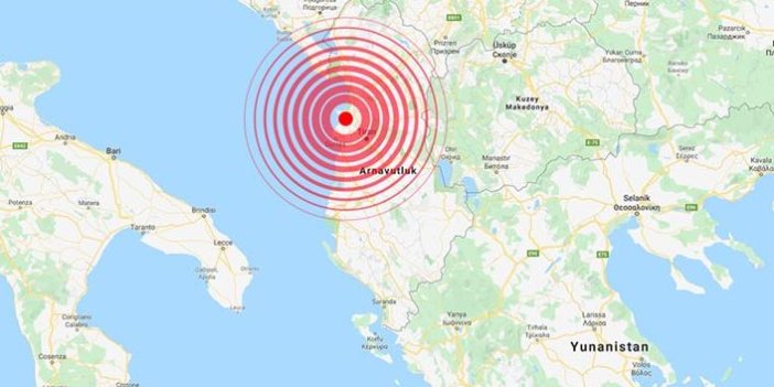 Arnavutluk'ta 6,4 büyüklüğünde deprem
