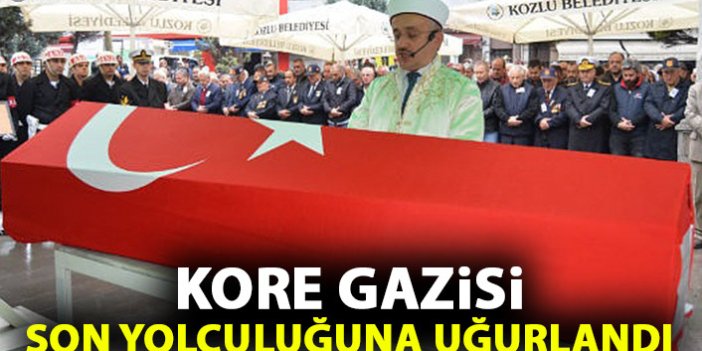 Trabzonlu Kore Gazisi son yolculuğuna uğurlandı!
