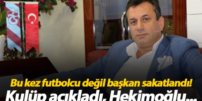 Celil Hekimoğlu spor yaparken sakatlık geçirdi
